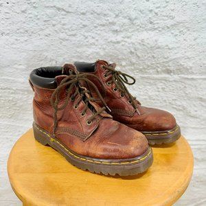 Vintage Doc Marten Rust Brown Hiking Boots W7/M5